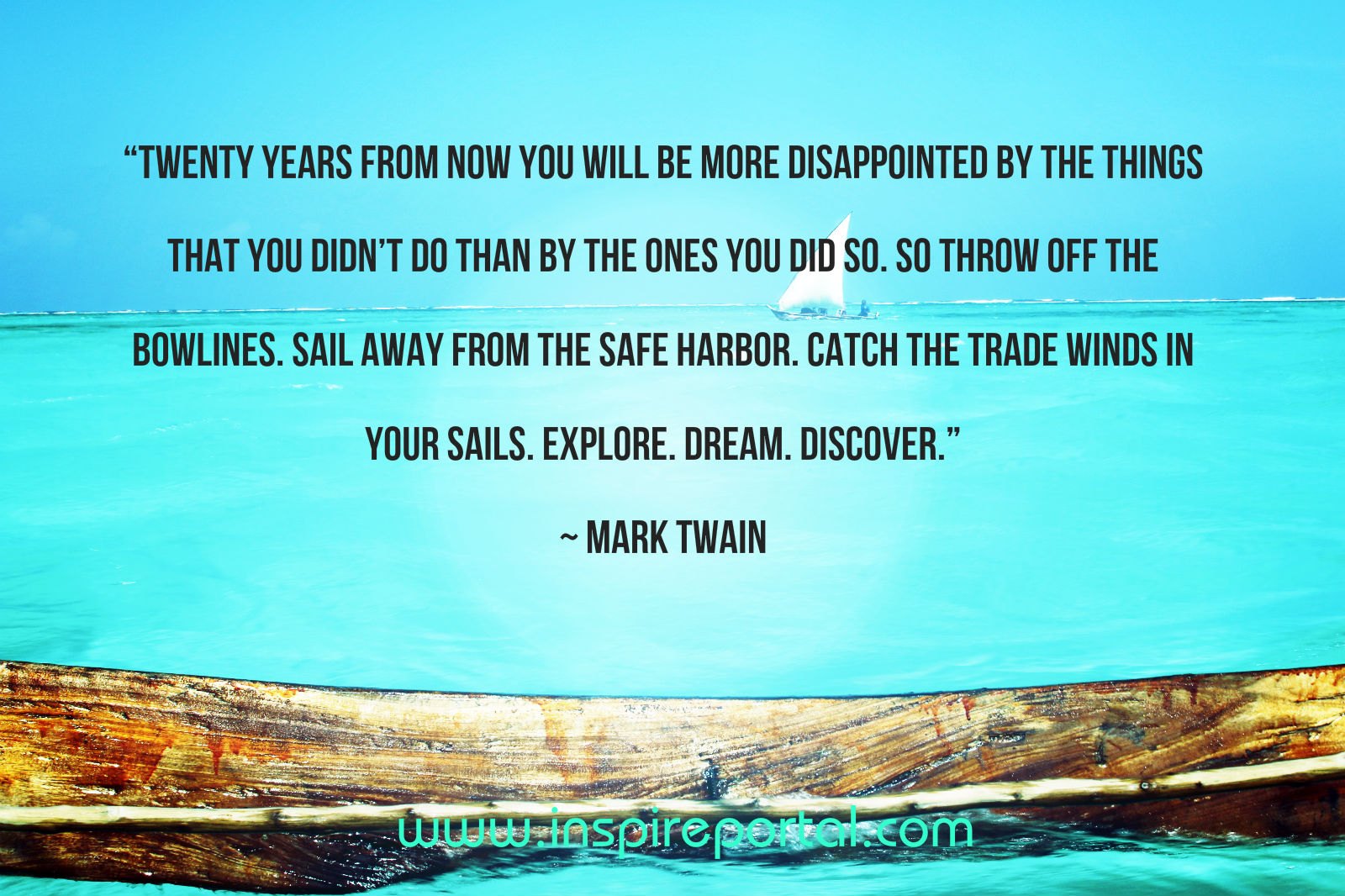 Sail Twain Quote