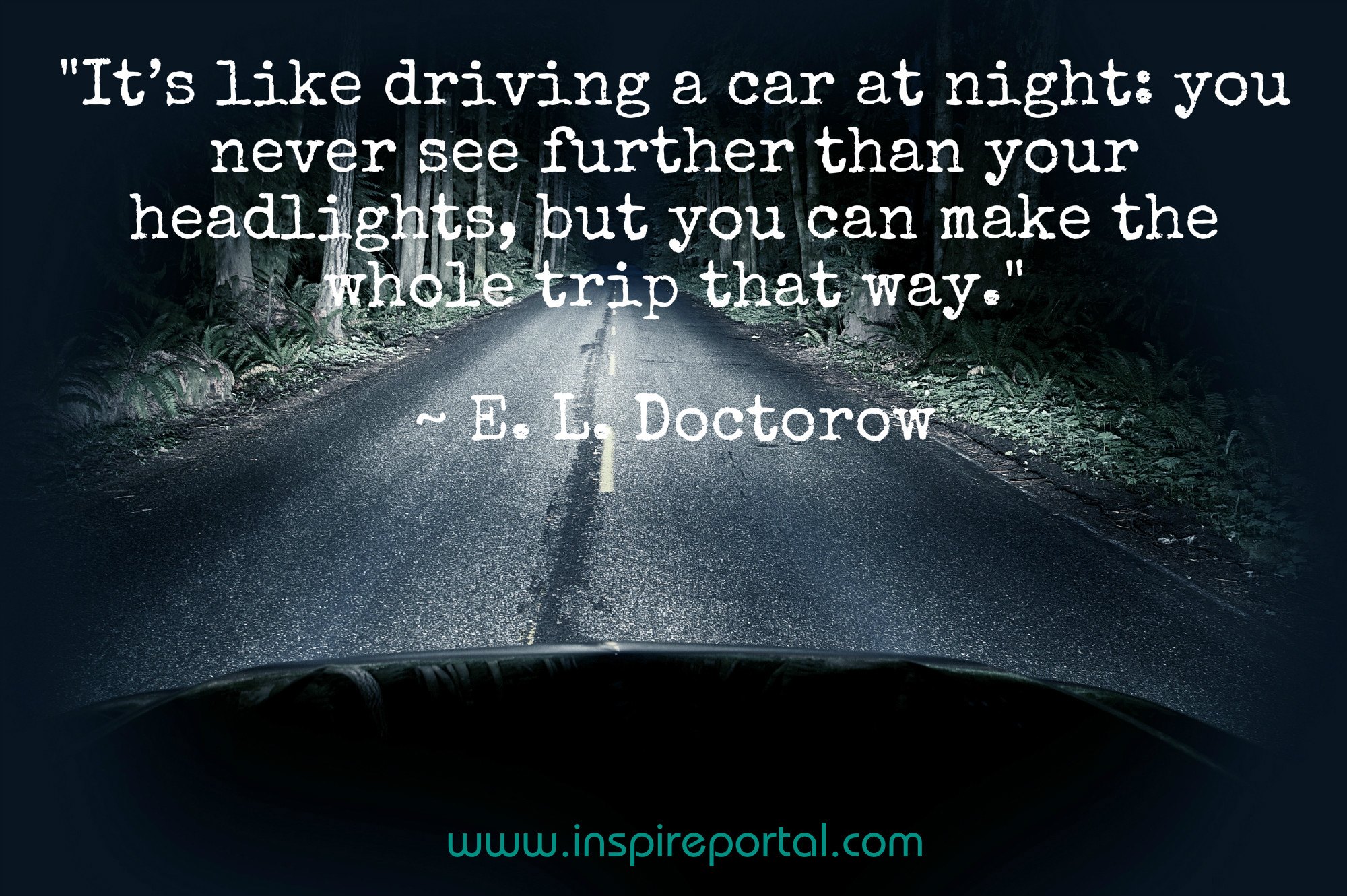Quote - Driving at night